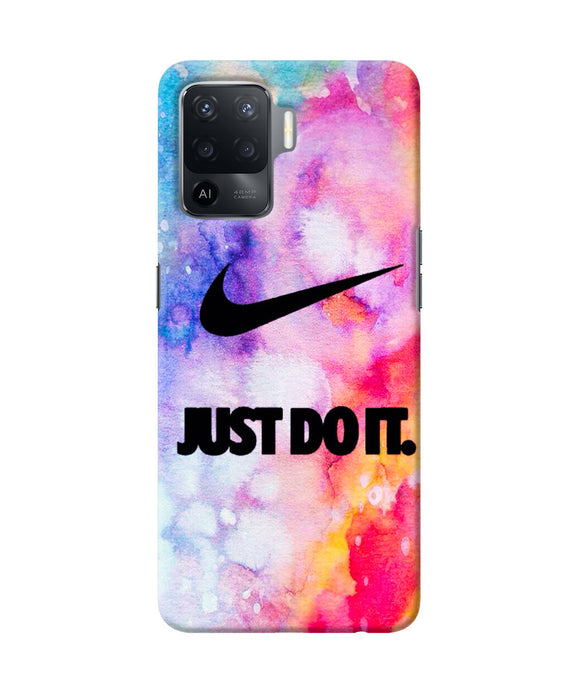 Just do it colors Oppo F19 Pro Back Cover