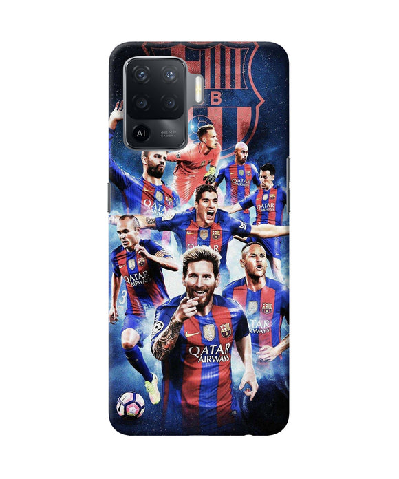 Messi FCB team Oppo F19 Pro Back Cover