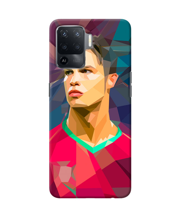 Abstract ronaldo Oppo F19 Pro Back Cover