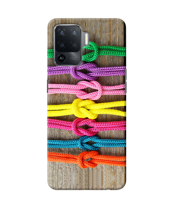 Colorful shoelace Oppo F19 Pro Back Cover