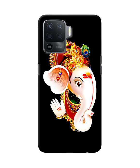 Lord ganesh face Oppo F19 Pro Back Cover