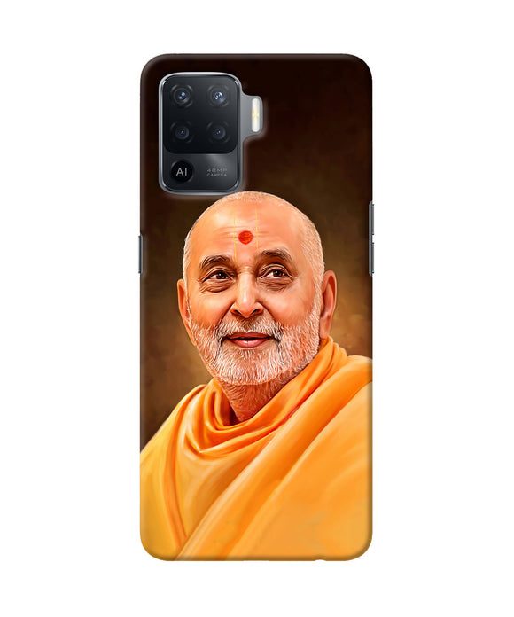 Pramukh swami painting Oppo F19 Pro Back Cover