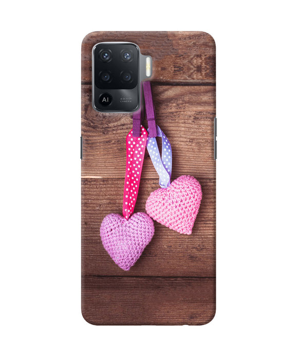 Two gift hearts Oppo F19 Pro Back Cover