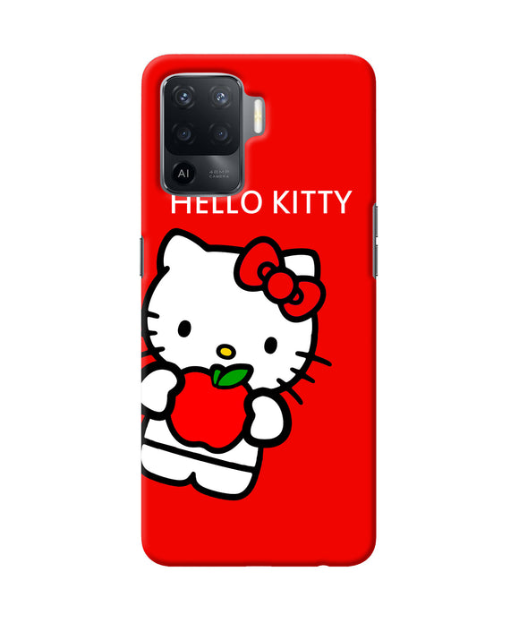Hello kitty red Oppo F19 Pro Back Cover