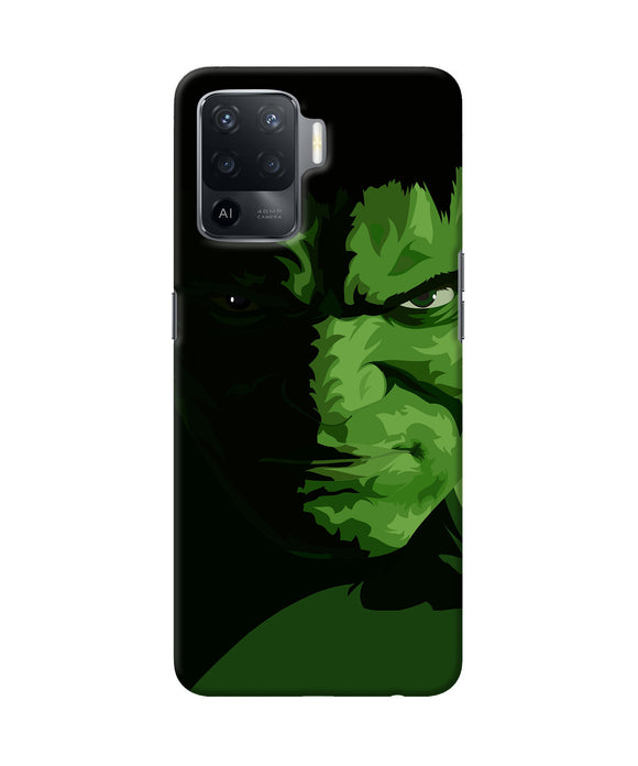 Hulk green painting Oppo F19 Pro Back Cover