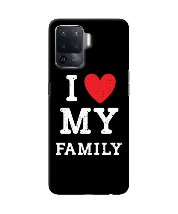 I love my family Oppo F19 Pro Back Cover
