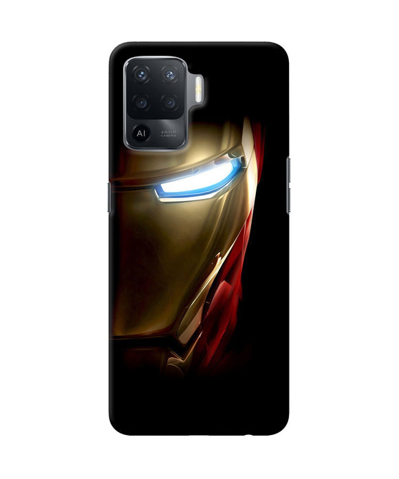 Ironman half face Oppo F19 Pro Back Cover