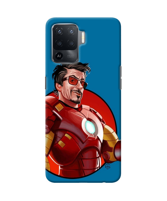 Ironman animate Oppo F19 Pro Back Cover