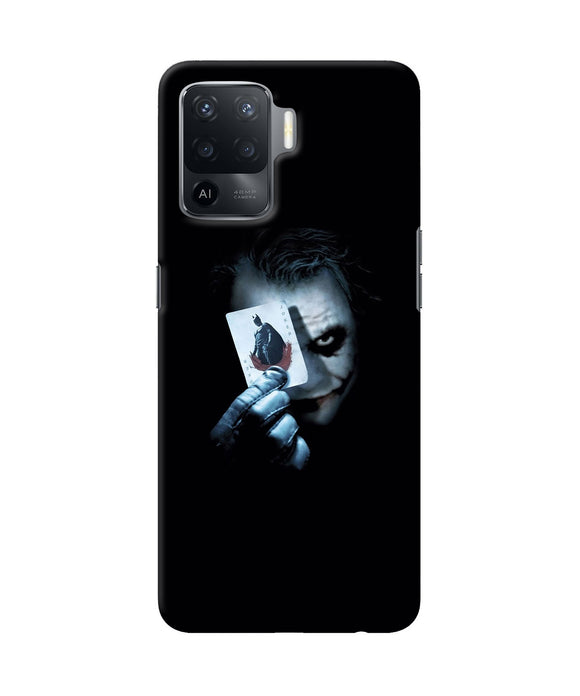 Joker dark knight card Oppo F19 Pro Back Cover