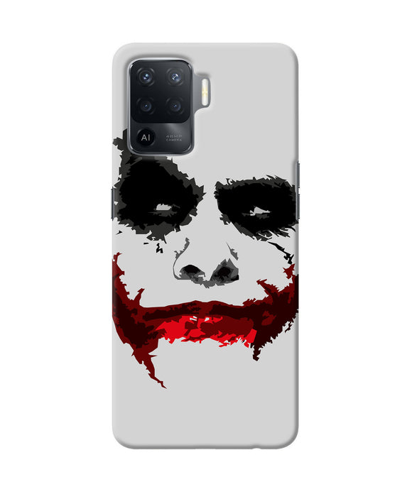 Joker dark knight red smile Oppo F19 Pro Back Cover