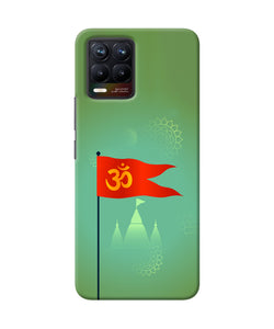 Om Flag Ram Mandir Realme 8/8 Pro Back Cover