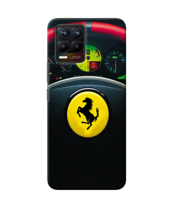 Ferrari Steeriing Wheel Realme 8/8 Pro Real 4D Back Cover