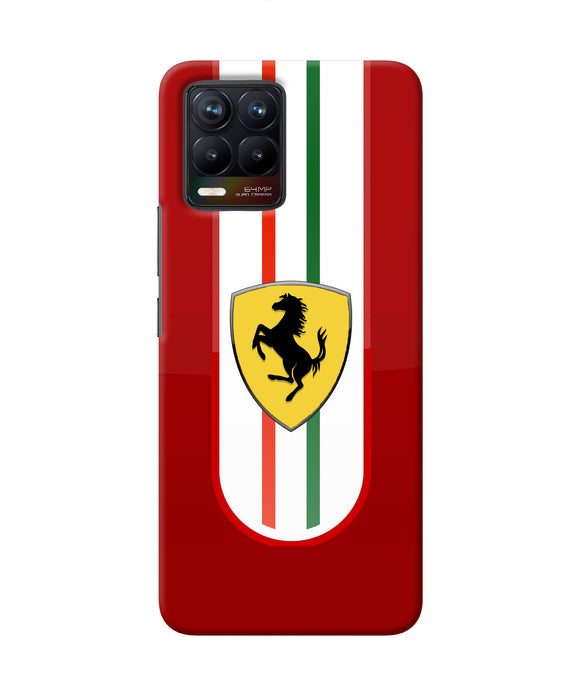 Ferrari Art Realme 8/8 Pro Real 4D Back Cover