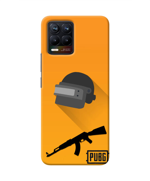 PUBG Helmet and Gun Realme 8/8 Pro Real 4D Back Cover