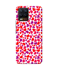 Heart print Realme 8/8 Pro Back Cover