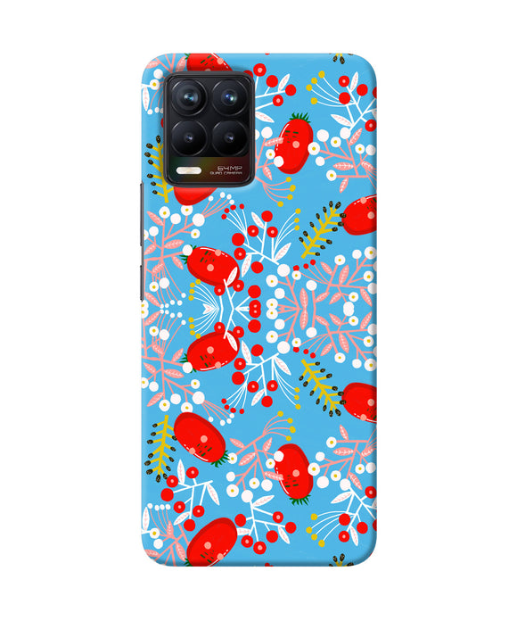 Small red animation pattern Realme 8/8 Pro Back Cover