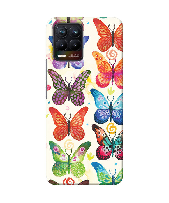 Abstract butterfly print Realme 8/8 Pro Back Cover