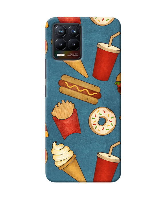 Abstract food print Realme 8/8 Pro Back Cover