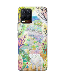 Natual elephant girl Realme 8/8 Pro Back Cover