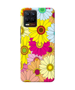 Abstract colorful flowers Realme 8/8 Pro Back Cover