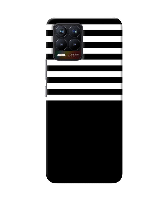 Black and white print Realme 8/8 Pro Back Cover