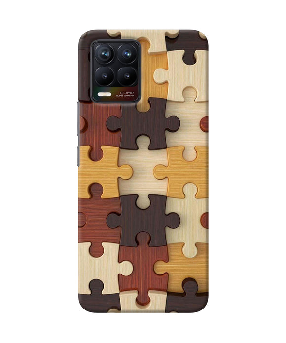 Wooden puzzle Realme 8/8 Pro Back Cover