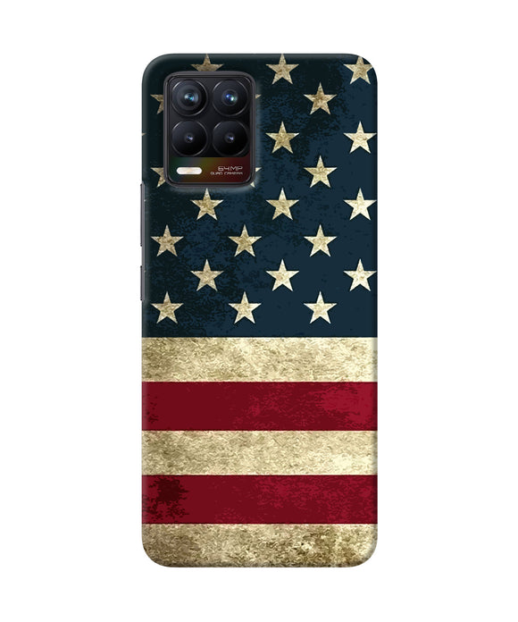 Vintage US flag Realme 8/8 Pro Back Cover