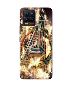 Avengers burning logo Realme 8/8 Pro Back Cover