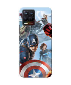 Avengers on the sky Realme 8/8 Pro Back Cover