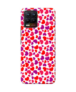 Red heart canvas print Realme 8/8 Pro Back Cover