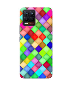 Abstract colorful squares Realme 8/8 Pro Back Cover