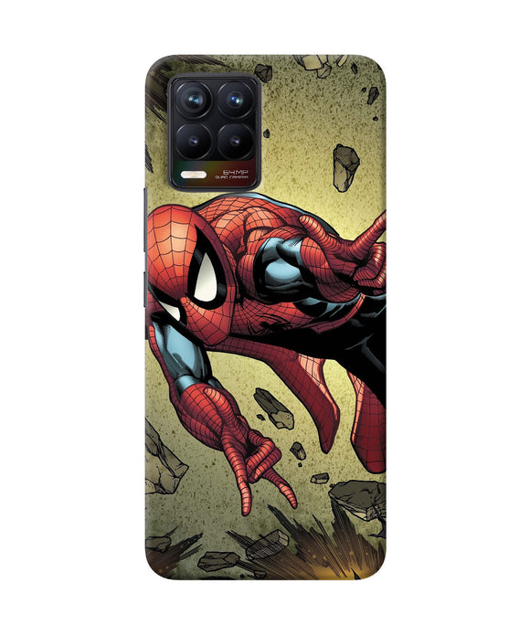 Spiderman on sky Realme 8/8 Pro Back Cover