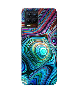 Abstract coloful waves Realme 8/8 Pro Back Cover