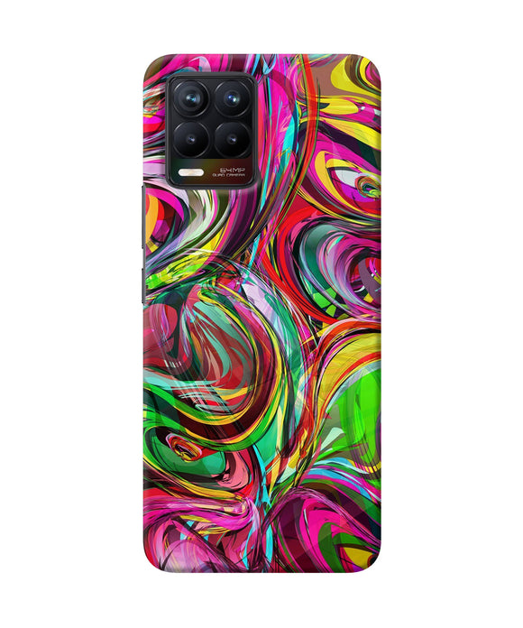 Abstract colorful ink Realme 8/8 Pro Back Cover