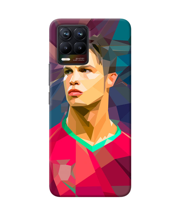 Abstract ronaldo Realme 8/8 Pro Back Cover