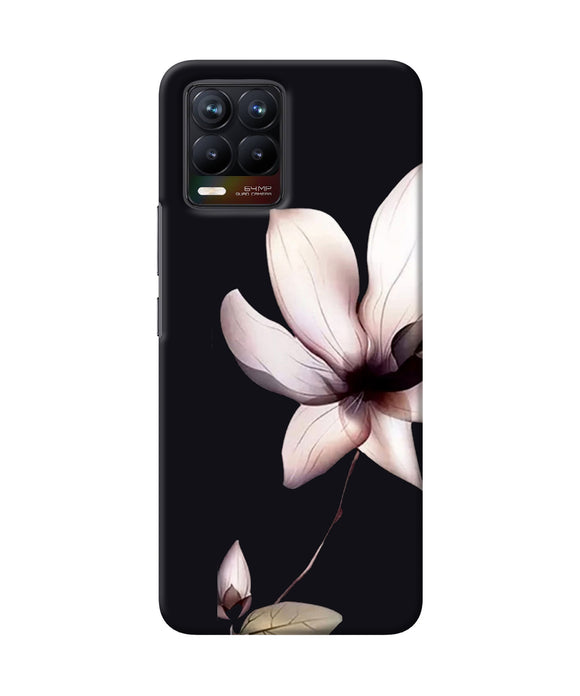 Flower white Realme 8/8 Pro Back Cover