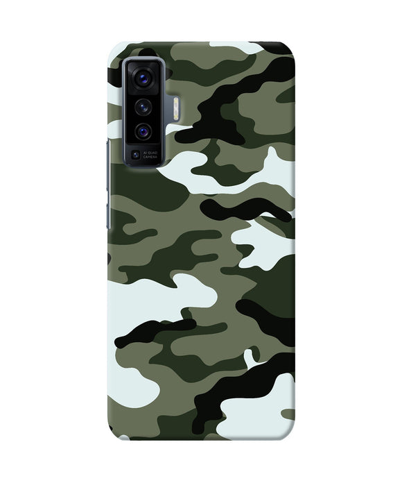 Camouflage Vivo X50 Back Cover