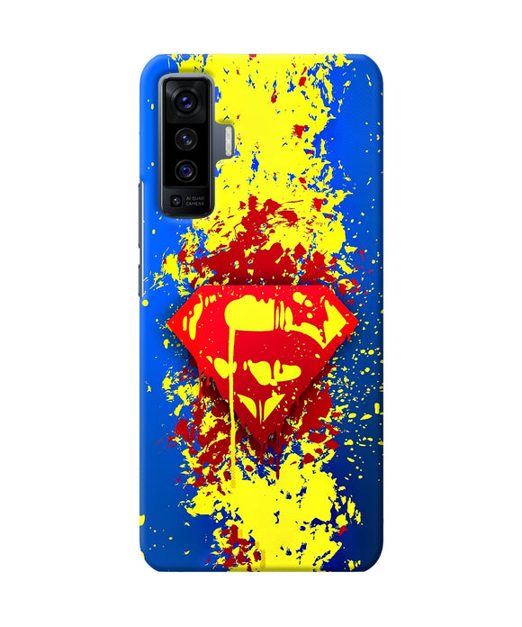 Superman logo Vivo X50 Back Cover