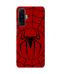 Spiderman Web Vivo X50 Real 4D Back Cover