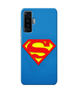 Superman Blue Vivo X50 Real 4D Back Cover