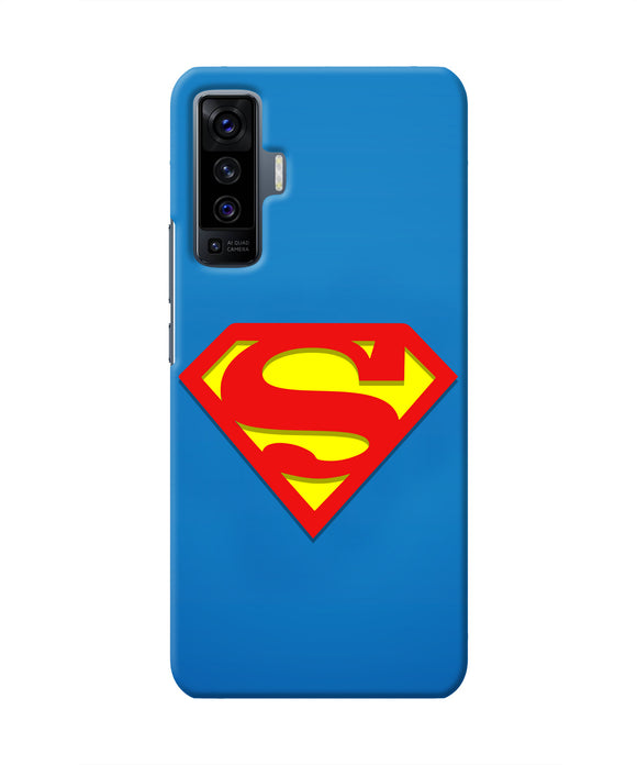 Superman Blue Vivo X50 Real 4D Back Cover