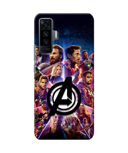 Avengers Superheroes Vivo X50 Real 4D Back Cover