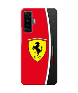 Ferrari Abstract Vivo X50 Real 4D Back Cover