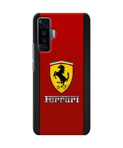 Ferrari Abstract Vivo X50 Real 4D Back Cover