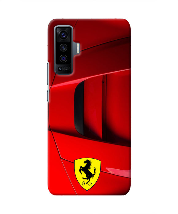 Ferrari Car Vivo X50 Real 4D Back Cover