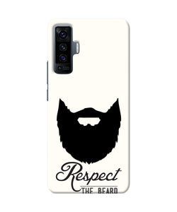 Respect the Beard Vivo X50 Real 4D Back Cover