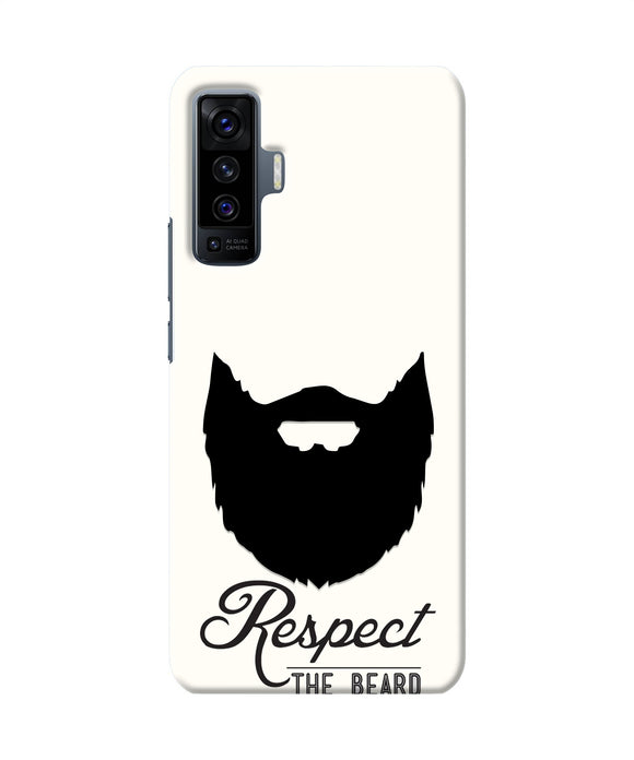 Respect the Beard Vivo X50 Real 4D Back Cover