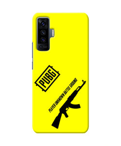 PUBG AKM Gun Vivo X50 Real 4D Back Cover