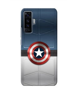 Captain America Suit Vivo X50 Real 4D Back Cover