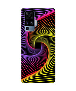 Colorful Strings Vivo X50 Pro Back Cover